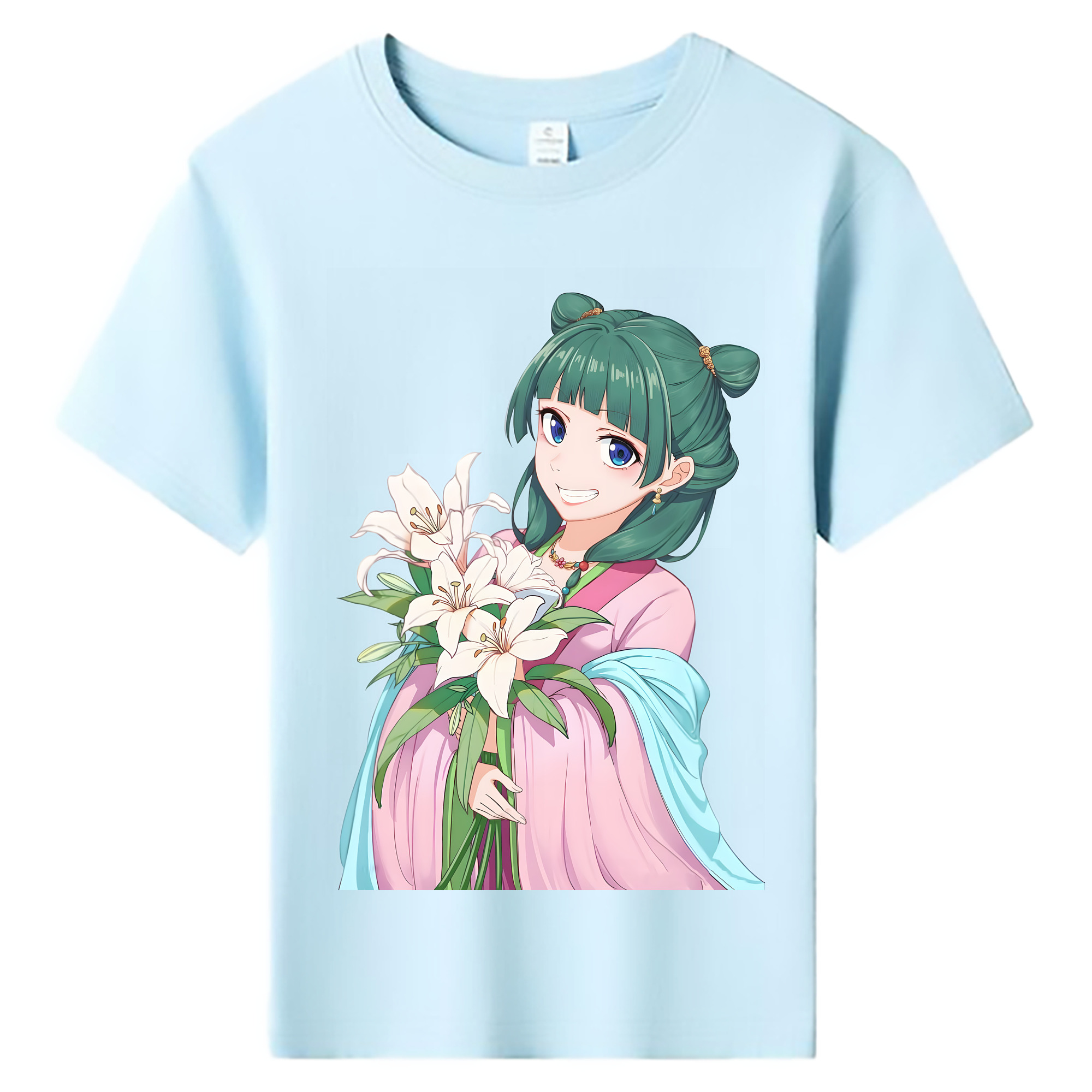 （画像用） 薬屋のひとりごと The Apothecary Diaries 綿100％キッズTシャツ（フロントプリント）